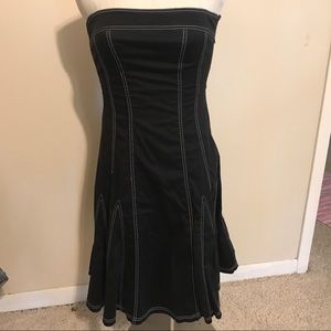 White House Black Market strapless dress size 4
